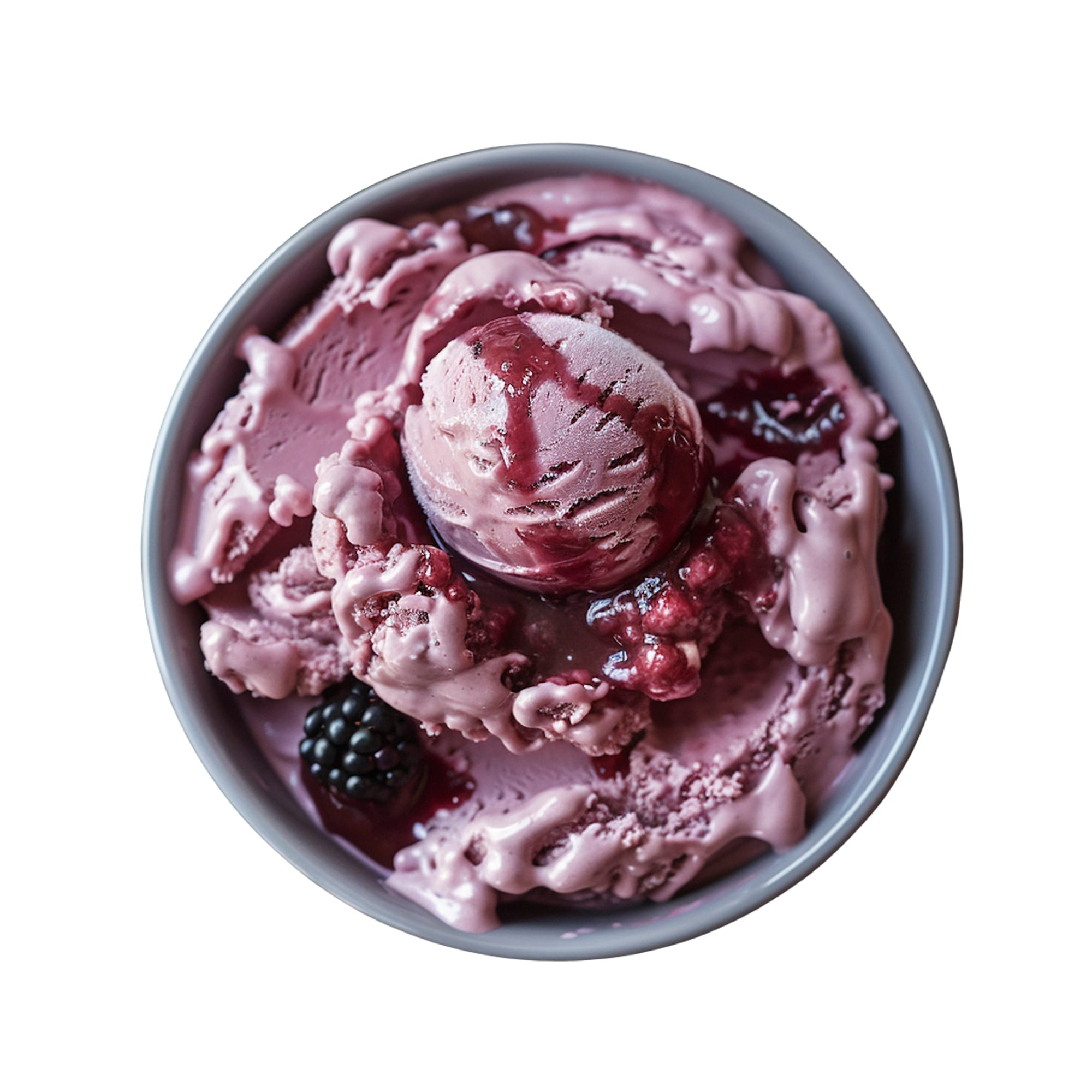 Berry Flavored Ice Cream Delight