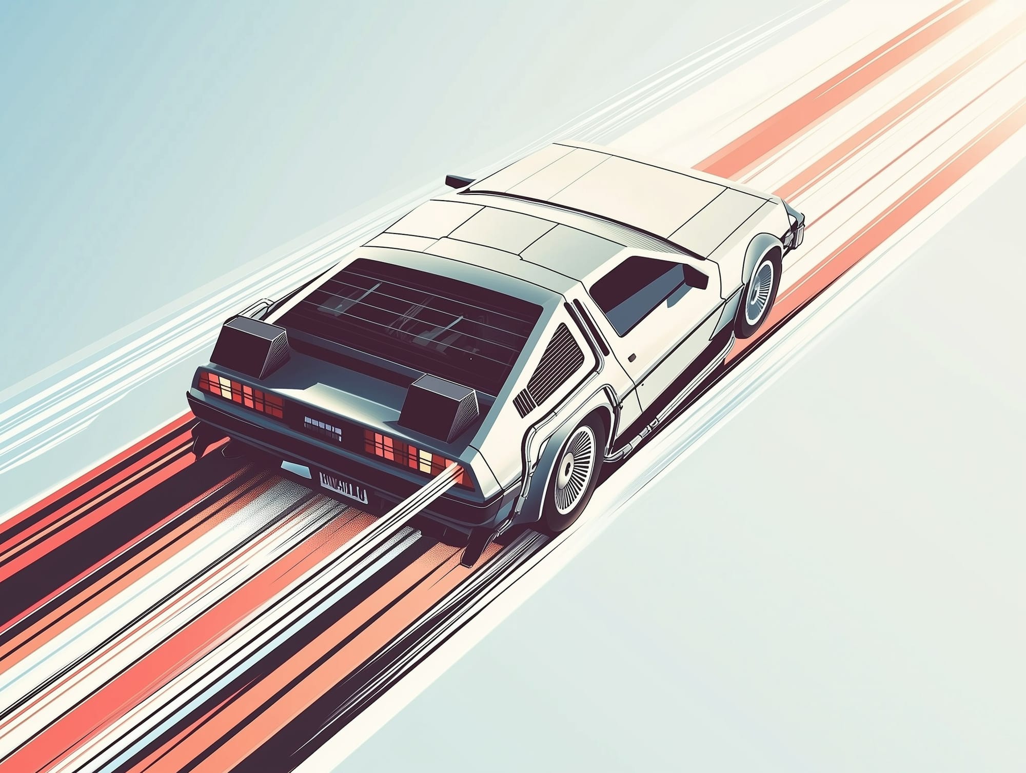 Retro-Futuristic Car