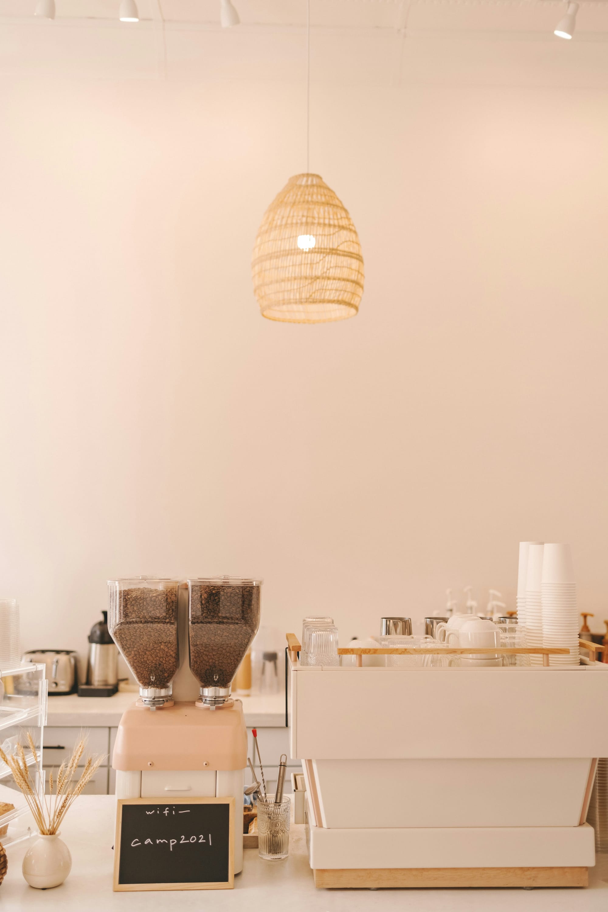 Motion in Modern Cafe