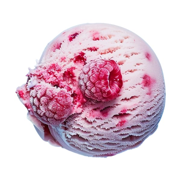 Vibrant Raspberry Ice Cream