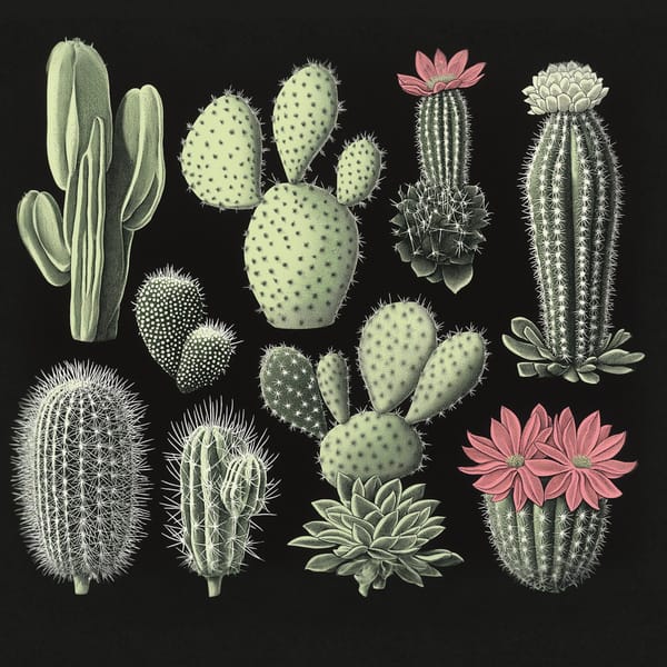 Diverse Cacti Collection
