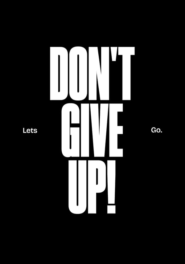 Don't Give Up  Poster