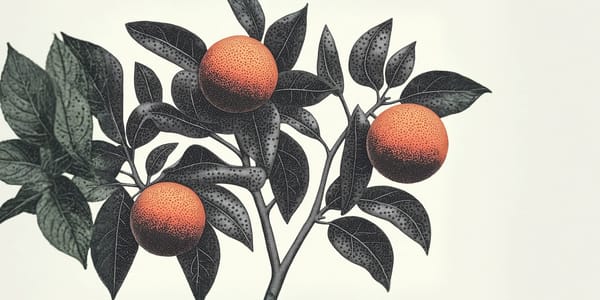 Stylized Oranges Illustration