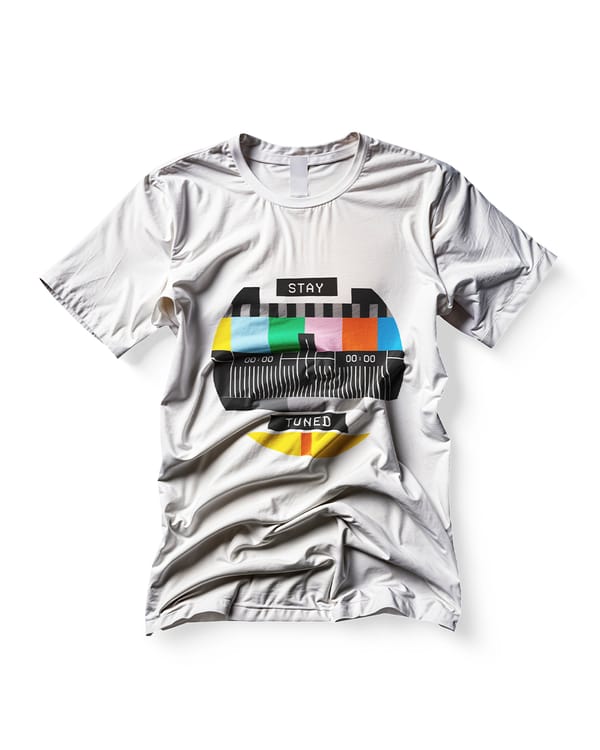 STAY TUNED Tee – The Signal Never Sleeps