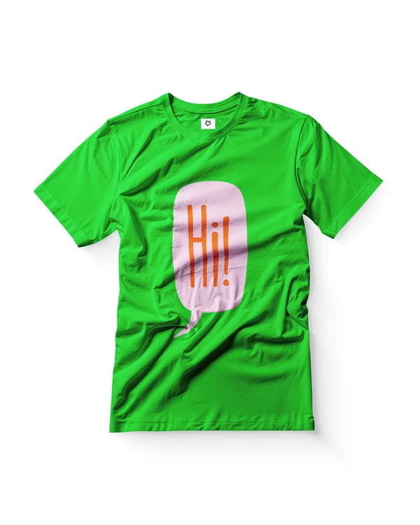 Hi Tee – Start Something with Just One Word